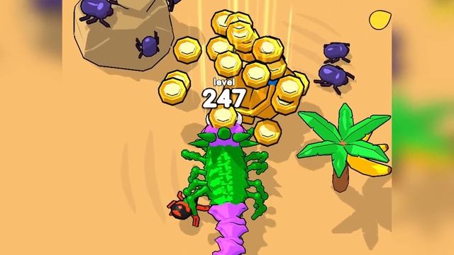 ЭВОЛЮЦИЯ ЛИЧИНКИ В НЕЗЕМНОГО МОНСТРА, МАКСИМАЛЬНЫЙ УРОВЕНЬ! Eat To Evolve смотреть онлайн