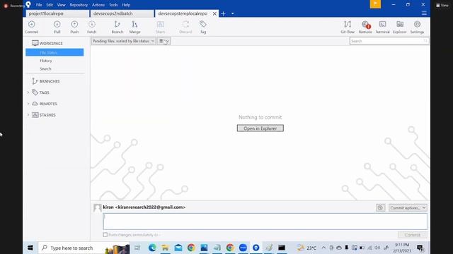 How to push local repository to git repository. смотреть онлайн