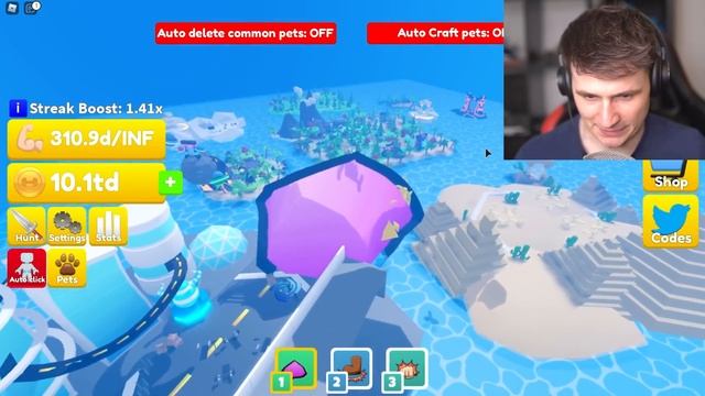 Getting THE INFINITY STONE In Lifting Legends! - Roblox