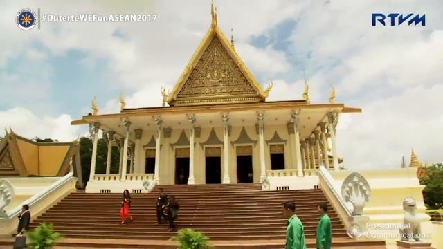 Duterte News - Visit to the Royal Palace and Silver Pagoda смотреть онлайн