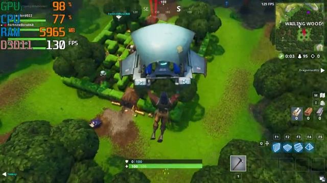 i3 8100 + gtx 1060 6gb Fortnite [setting EPIC] смотреть онлайн