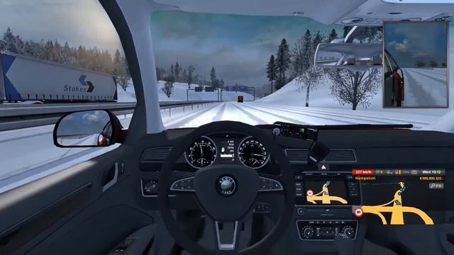 ETS 2 skoda dangerous driving смотреть онлайн