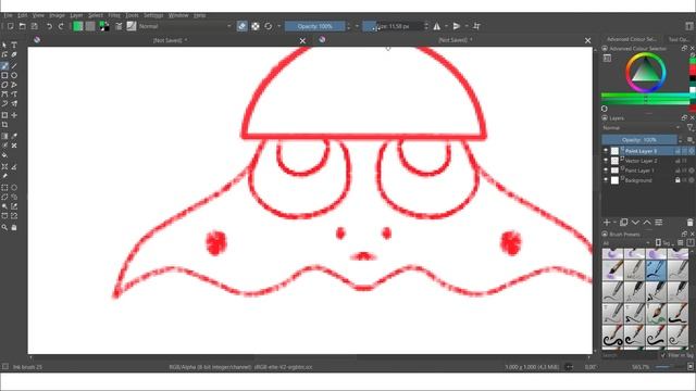 Easy Way to Draw Characters in Krita | Character Designs смотреть онлайн