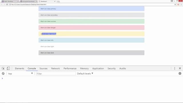 Curso de Bootstrap 4: Alertas. Bootstrap 4 Course: Alerts. Bootstrap 4 Cours: Les alerts. смотреть онлайн