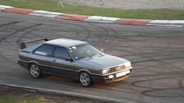 Audi Coupe turbo quattro donuts смотреть онлайн