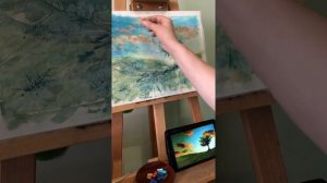 Масляная пастель + гуашь