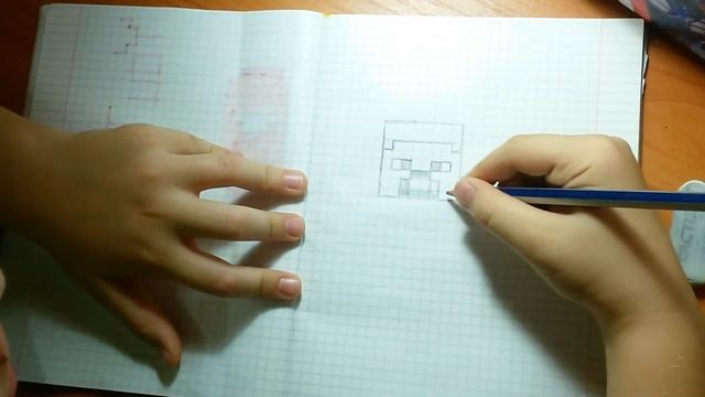 Рисуем стива из игры minecraft смотреть онлайн