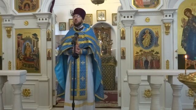 Проповедь в праздник Благовещения Пресвятой Богородицы. Священник Иоанн Лазурченко. смотреть онлайн