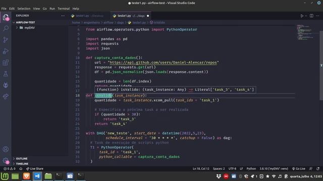 Criando uma DAG mais complexa no Apache Airflow смотреть онлайн