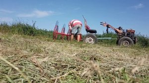 Грабли-ворошилки на мотоблок.
