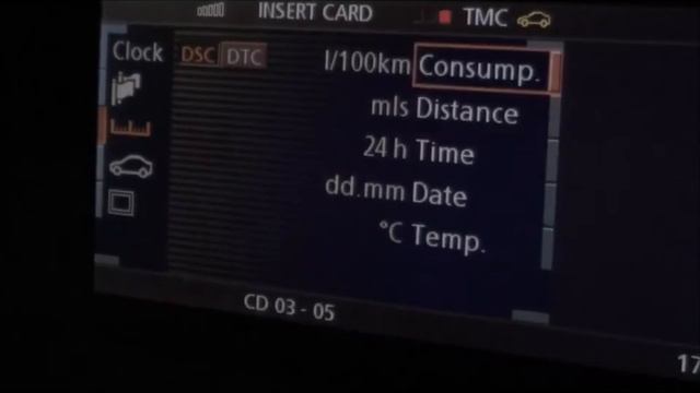 Ustawienia menu BMW 7 E65 rok 2004 смотреть онлайн
