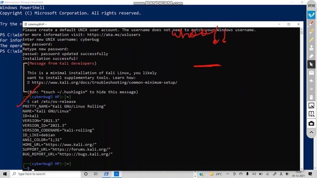 Installing kali linux using WSL2 ! GUI setup смотреть онлайн