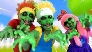 Zombie Game Kids Song + Zombie Apocalypse Song | Tutti Frutti - Nursery Rhymes
