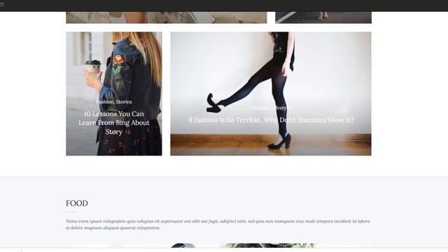 Lauren Clean Minimal Blog WordPress Theme смотреть онлайн