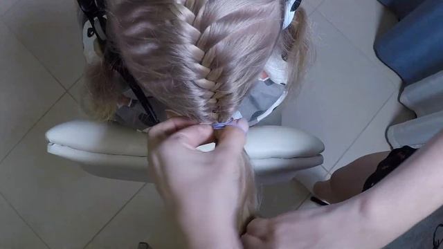 Рыбий хвост с косами по бокам Прически своими руками смотреть онлайн
