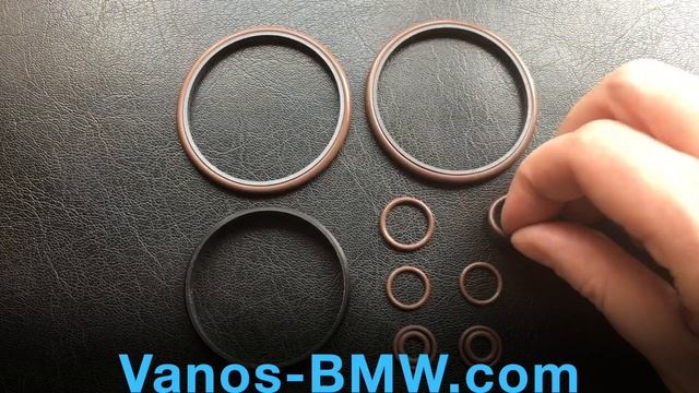 0006 - BMW M62 Vanos Repair Kit Seals (engine M62TU) + Centering Ring - Vanos-BMW.com