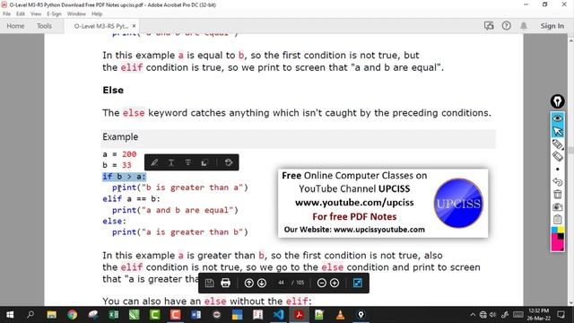 O-Level M3 R5 | Python if, elif, else conditional statements full explain in hindi | Lecture 21 смотреть онлайн
