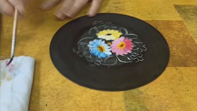 Мастер - класс. "Роспись пластинки" смотреть онлайн