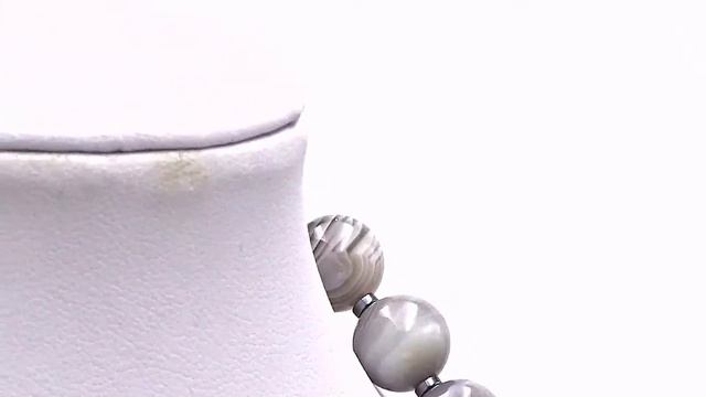 Бусы # 00019, Агат Ботсвана, с подвеской смотреть онлайн