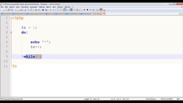 PHP Beginner's Tutorials - Do While Loop in PHP - Hindi - Urdu смотреть онлайн