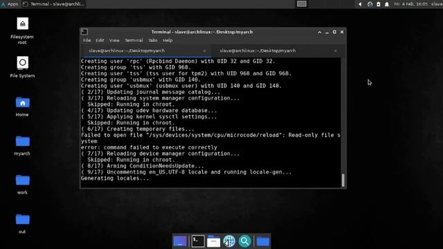 Сборка своего образа Arch Linux