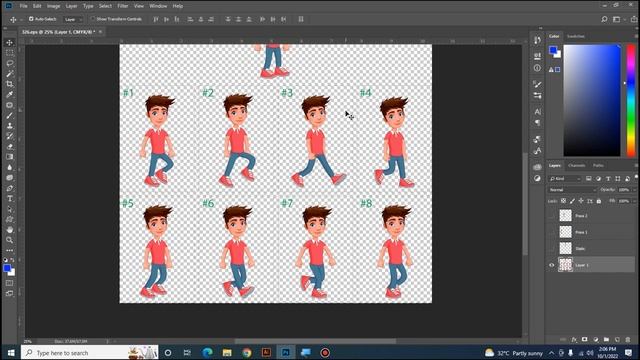 Adobe Photoshop 2018 Class 7 (Urdu/Hindi) | 2D Character Animation смотреть онлайн