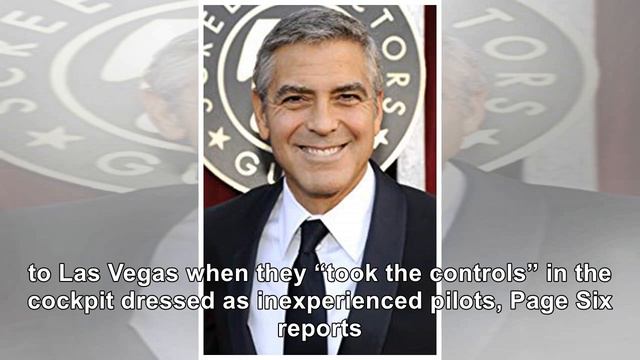 George Clooney & Rande Gerber Play Airline Pilots, Cindy Crawford Is Their Flight Attendant For H.. смотреть онлайн