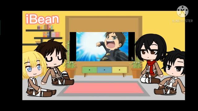 Attack on Titan characters react to Attack on Titan Junior High смотреть онлайн