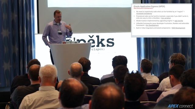 APEX Connect 2016 - Michael Hichwa - APEX Vision, past, present, future смотреть онлайн