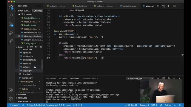 E-commerce Website With Django and Vue Tutorial (Django Rest Framework) смотреть онлайн