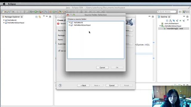 Java with Eclipse Juno Part 4: Create a simple Swing app (GUI) смотреть онлайн