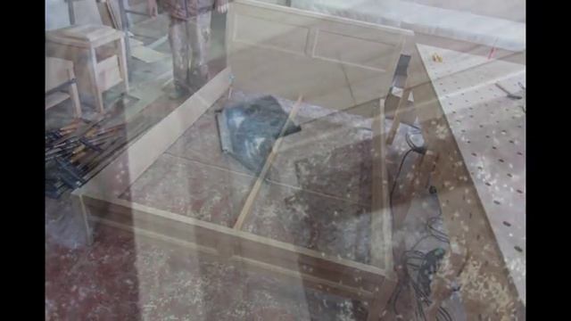 Мебель в спальню из дуба, фото отчет построения из мастерских Marko Studio смотреть онлайн