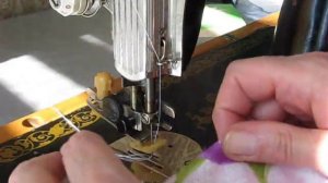 Обработка края зигзагом на подольской машинке