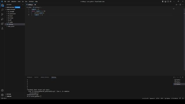 07. CORSO PYTHON 2023 - cicli While e Break смотреть онлайн