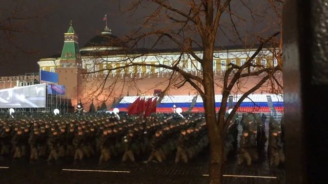 First Night Rehearsal 2017 Russian Army Parade (Back Angle)