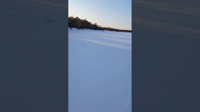 на самодельном снегоходе 60км/ч по озеру смотреть онлайн