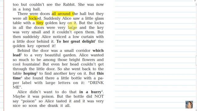 Alice's adventures in Wonderland. Chapter 1. Audio.Разбор. смотреть онлайн