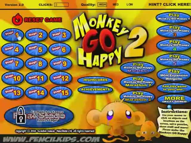 Monkey GO Happy 2 смотреть онлайн