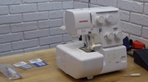Оверлок Janome 210d видео отзыв от Папа Швей