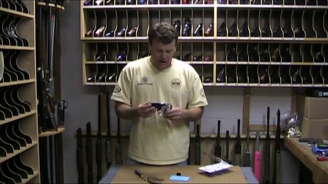 Installing a Hogue Bantam grip on a S&W K/L frame revolver смотреть онлайн