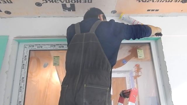 Монтаж откосов, сэндвич панель _ Пластиковые откосы своими руками