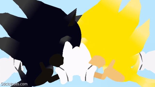 Super sonic vs dark sonic (stick Nodes) смотреть онлайн