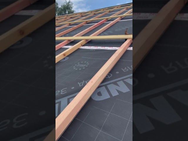 Новый объект от ЮнитиСтрой+ #shorts  #кровля#крыша #металлочерепица