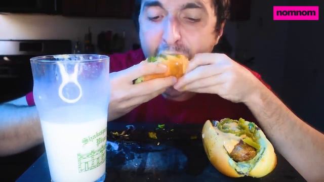 ASMR 30 minute GHOST PEPPER CHEESE SAUCE Eating * mukbang mouth sounds no talking * смотреть онлайн