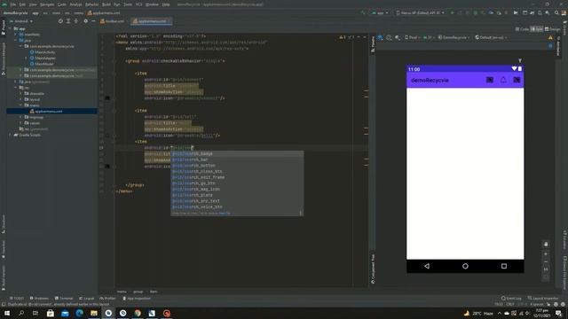How To Create Custom ToolbAr (android studio) android tutorials) (youtube Style toolbar) смотреть онлайн