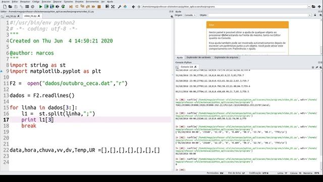 Prof. Marcos - Como ler um arquivo (ASCII) no Python смотреть онлайн