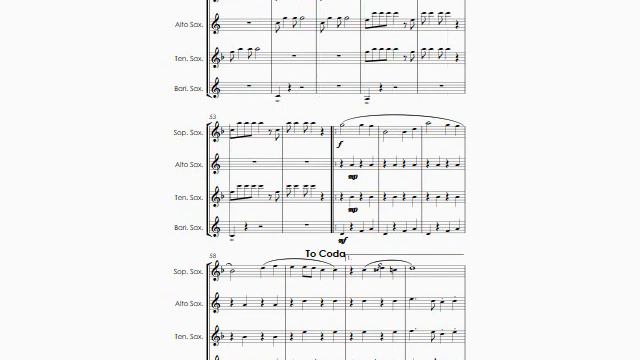 Lambada (Kaoma Cover) - Sax Quartet