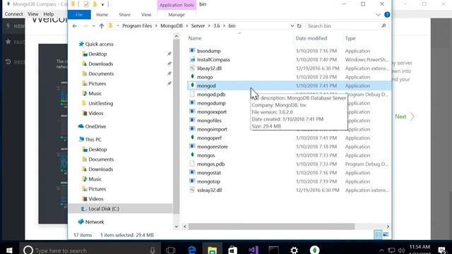 Installing And Start Working On MongoDB On Window 10 In 5 Minutes