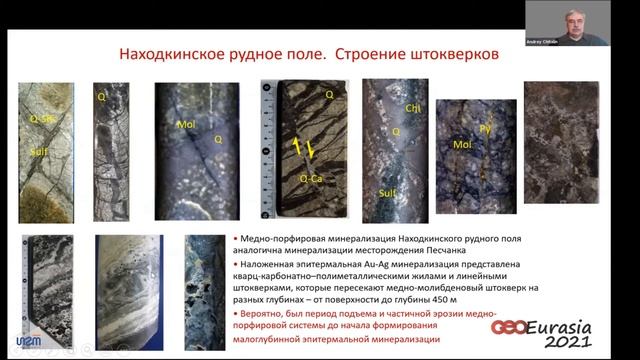 Структура штокверков медно-порфирового типа., А.Читалин, Группа ИГТ, "ГеоЕвразия 2021" смотреть онлайн