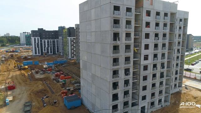 Отчет о строительстве Цветного квартала Сентябрь 2019 часть 2 смотреть онлайн
